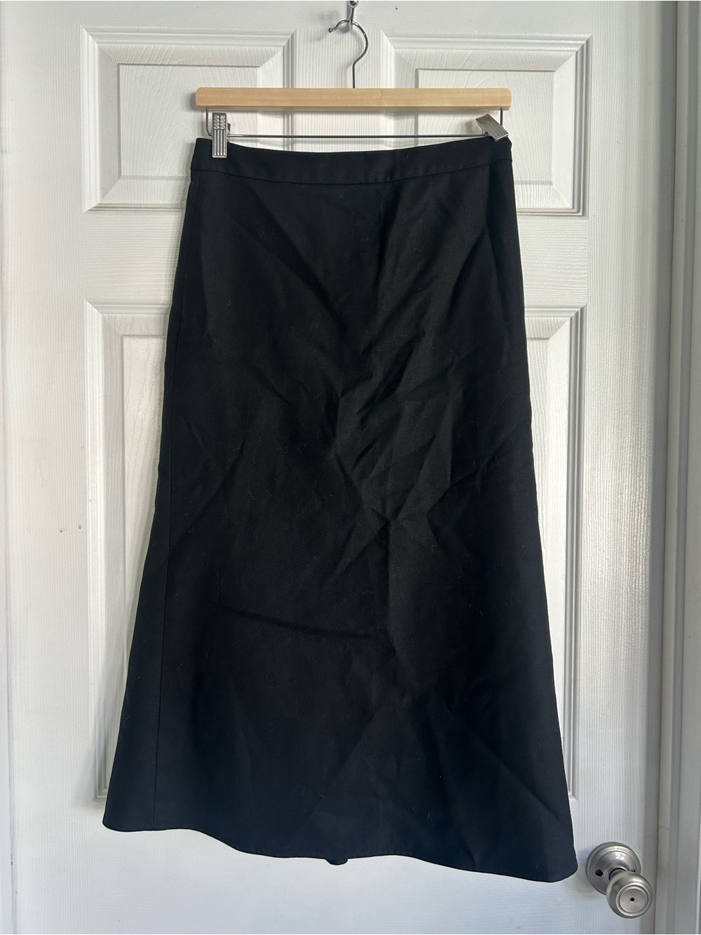 Classic Black A-Line Women's Skirt